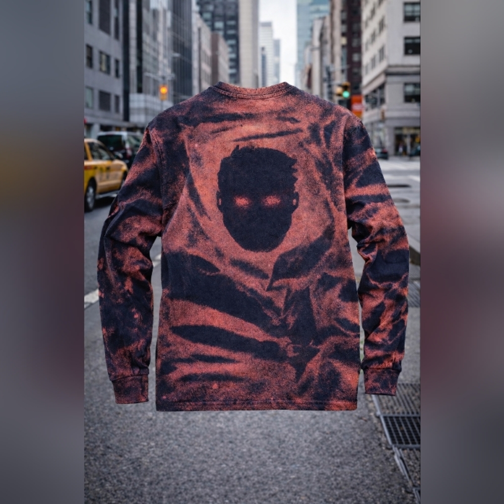 Men's sz SMALL - long sleeve pullover workwear shirt top -BUKS Streetwear